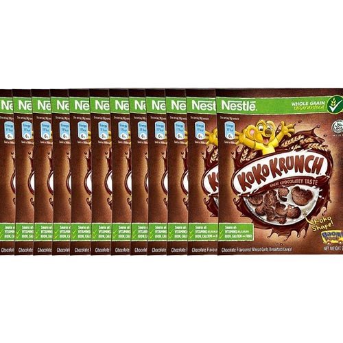 Nestle Koko Krunch – Weizenschokoladengeschmack – Baon Packung – 12er Packung – 180 G