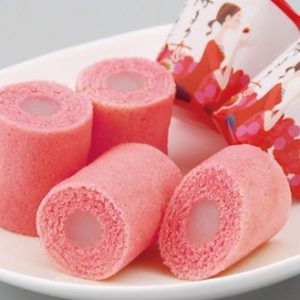 Amaou Erdbeermilch Baumkuchen Süßigkeiten aus Fukuoka (10 Stück)