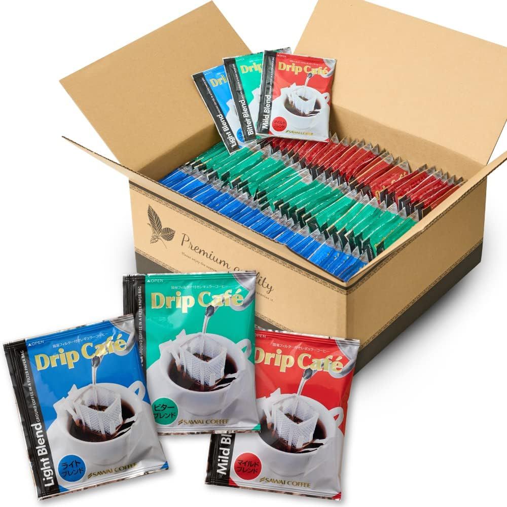 Sawai Kaffee Drip Kaffee Specialty Store Tropfbeutel Set 8g x 150 Packungen Sakura Japan – Tokyo Sakura Mall
