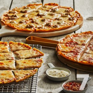 7 lou malnati-s dünne Krustenpizza