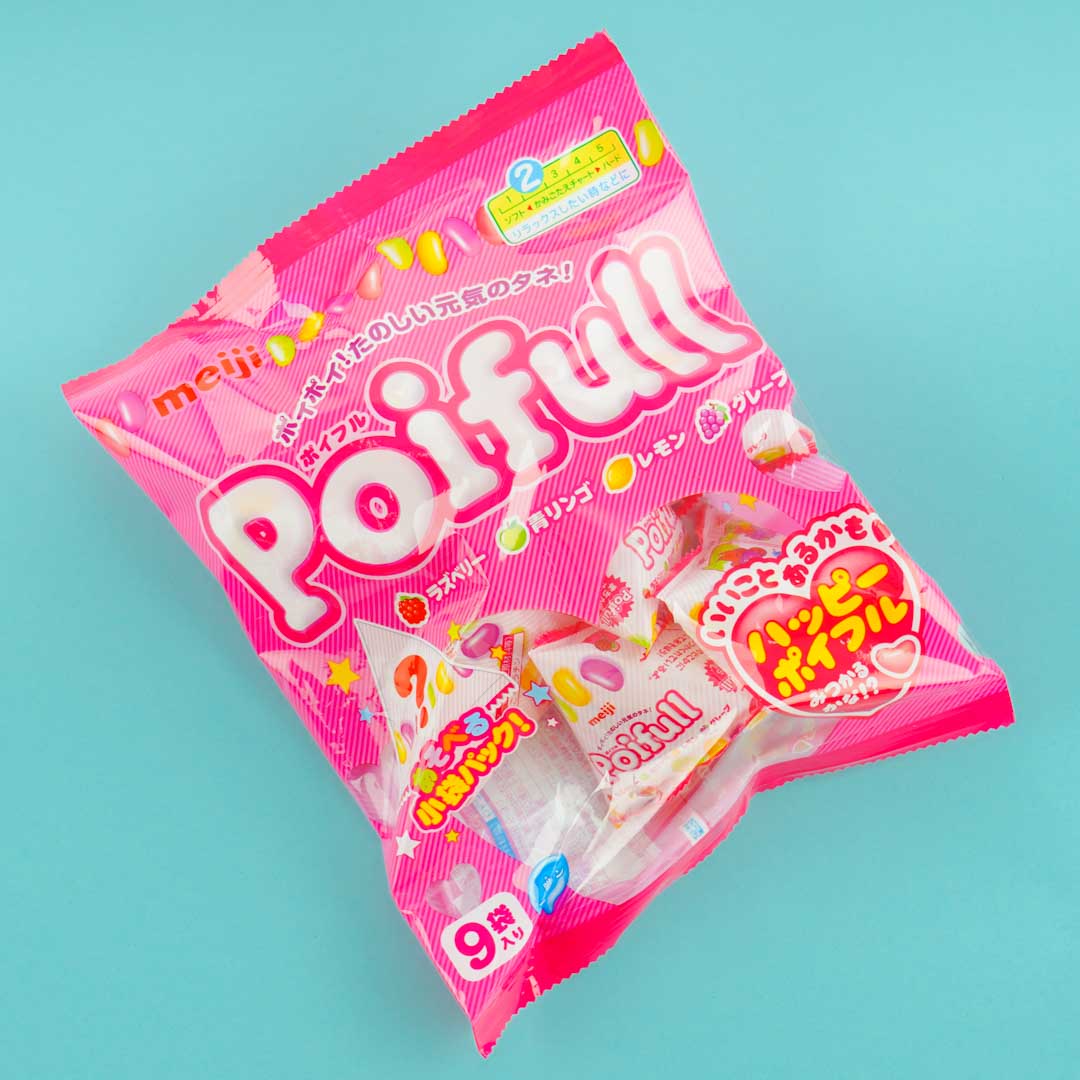Meiji Poifull Mischung Obst Gummy Süßigkeiten Mehrfarbig-Packung – 9 Stück