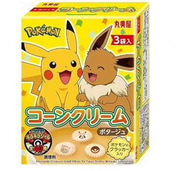 Marumiya, „Pokemon Mais Creme“, Instant Maissuppe, 3 Tassen