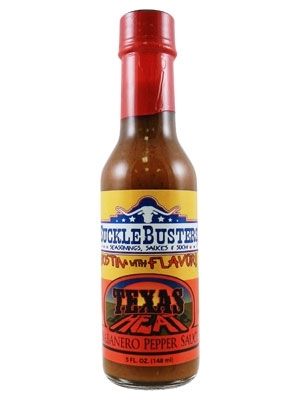 SuckleBusters Texas Hitze Habanero Pfeffersauce, 5oz