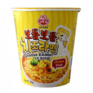 Ottogi Käse Ramen in Suppe