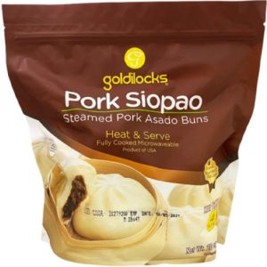 Goldlöckchen – Schweinefleisch siopao – (gedämpftes Schweinefleisch asado Brötchen) – 4 Stück