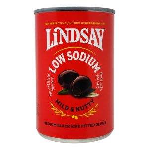niedrig natriumhaltige schwarze Oliven – Lindsay