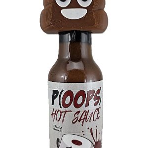 P(OOPS) scharfe Sauce mit Poop Emoji Flaschenkopf, . – 5oz