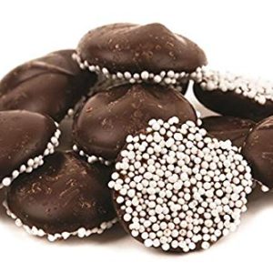 Asher's Zartbitterschokolade Dime Größe Nonpareils