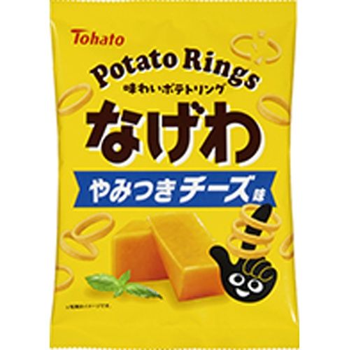 Tohato, “Nagewa”, Ringförmiger Kartoffelsnack, Käsearoma, 57g