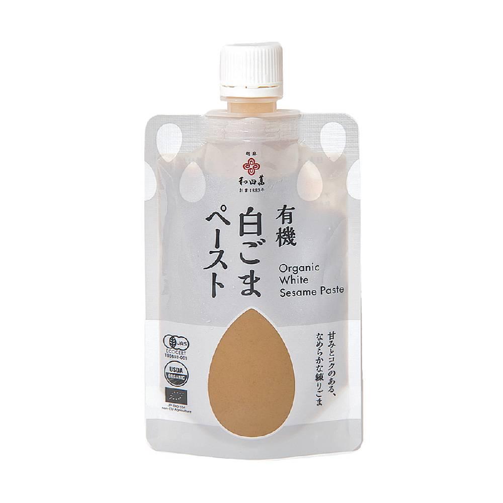 Wadaman Bio weiße Sesampaste für Dressings, Aufstriche und Dips 80g