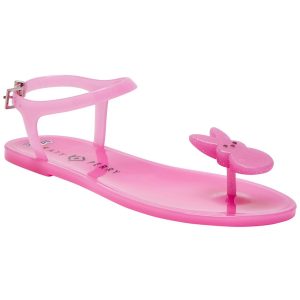PEEPS Snazzy Toe Gelee-Sandalen mit verstellbarer Schnalle