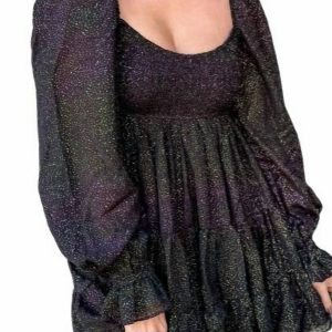 Kinsley-Kleid in Schwarz