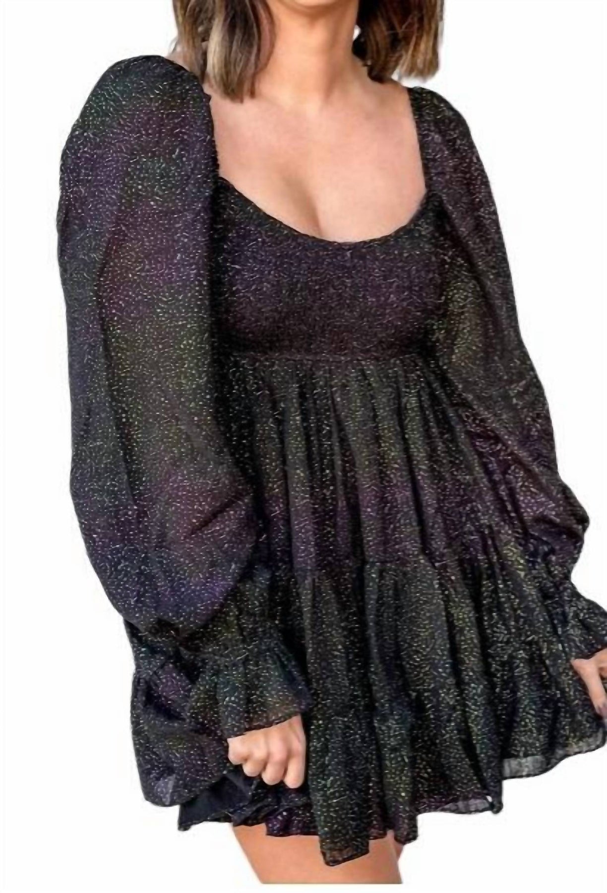 Kinsley Kleid in Schwarz