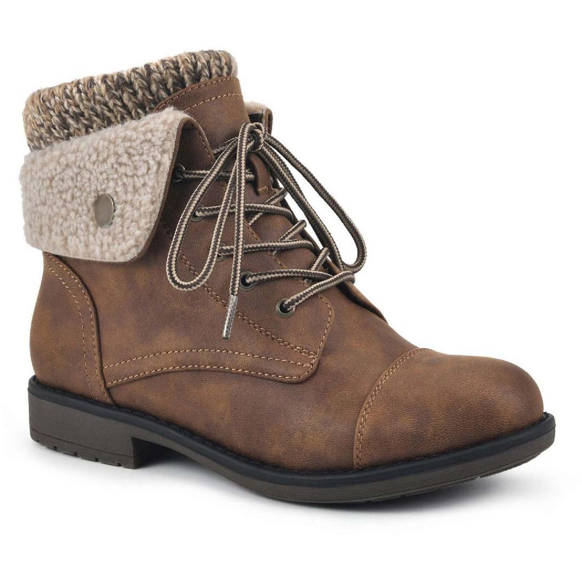 Duena Strick Stiefeletten mit Falten
