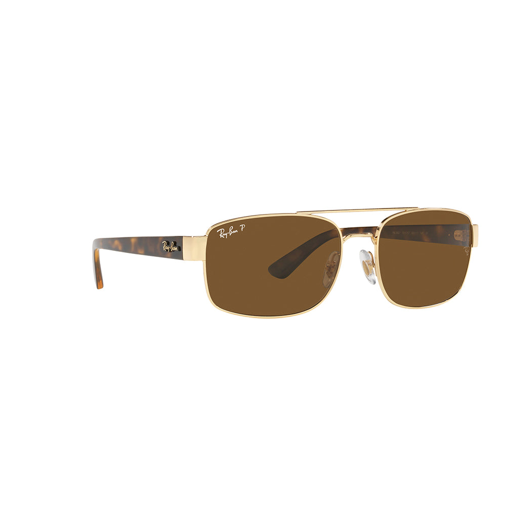 Ray-Ban RB 3687 001/57 58mm Unisex Kissen Sonnenbrillen