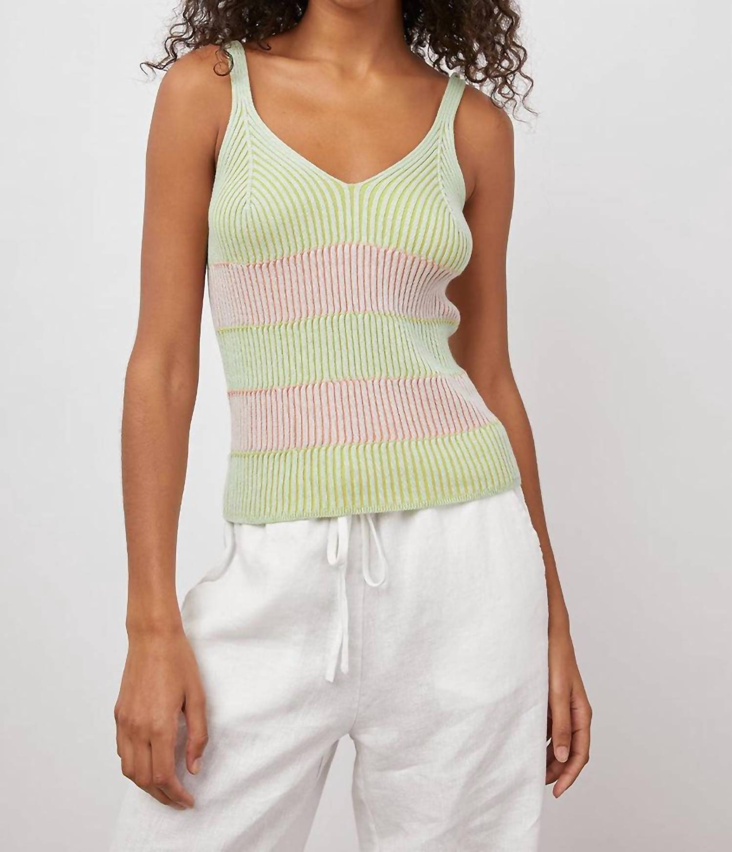 Sunny Top im Sherbet Stripe