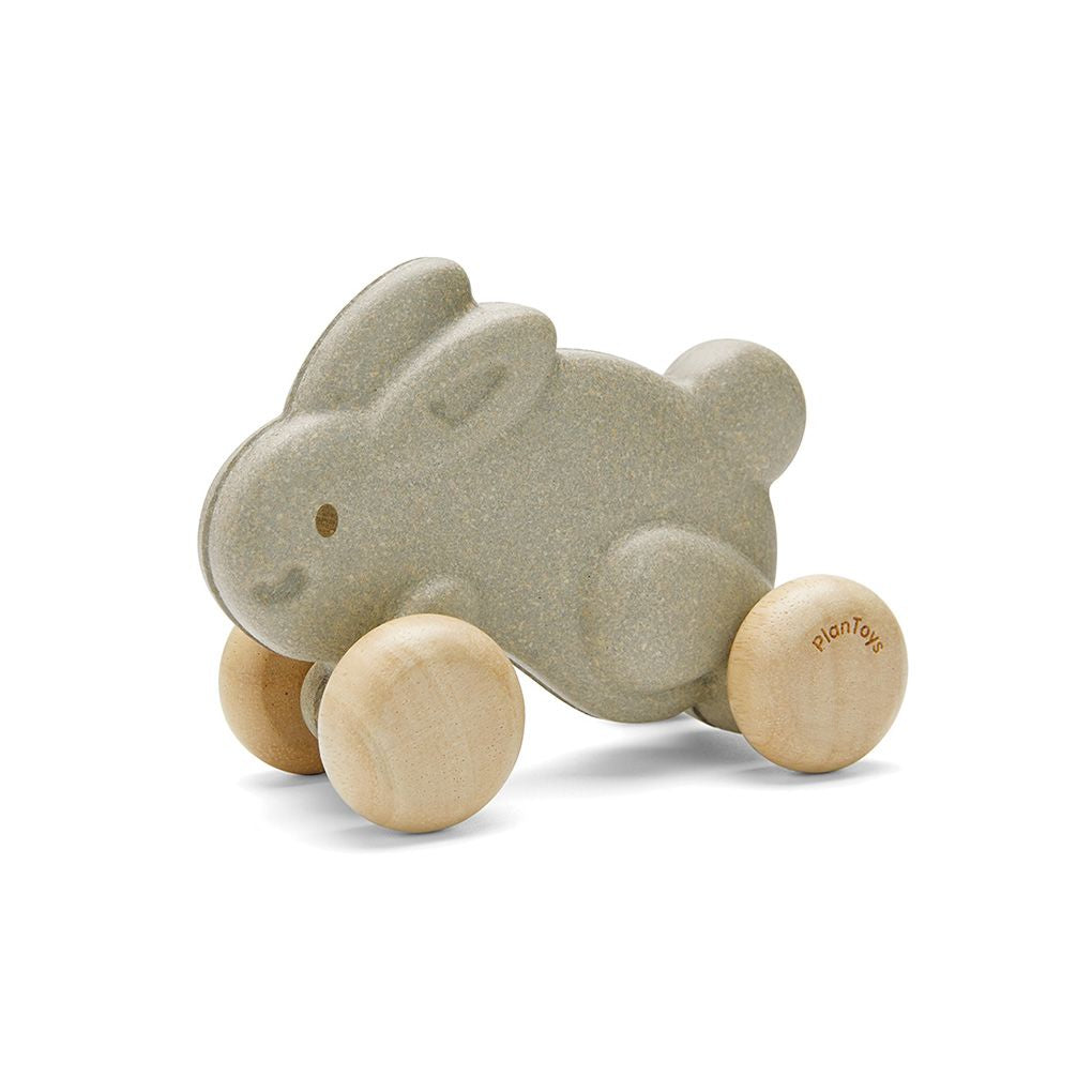 Push Along Bunny – Grau