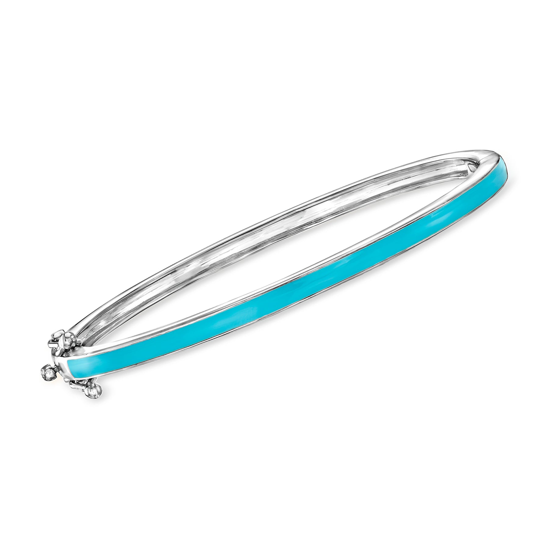 Ross-Simons Türkis Emaille Armband in Sterling Silber