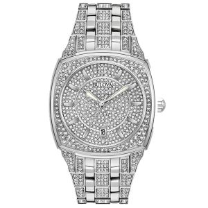 Bulova Herren Phantom Silber Dial Uhr