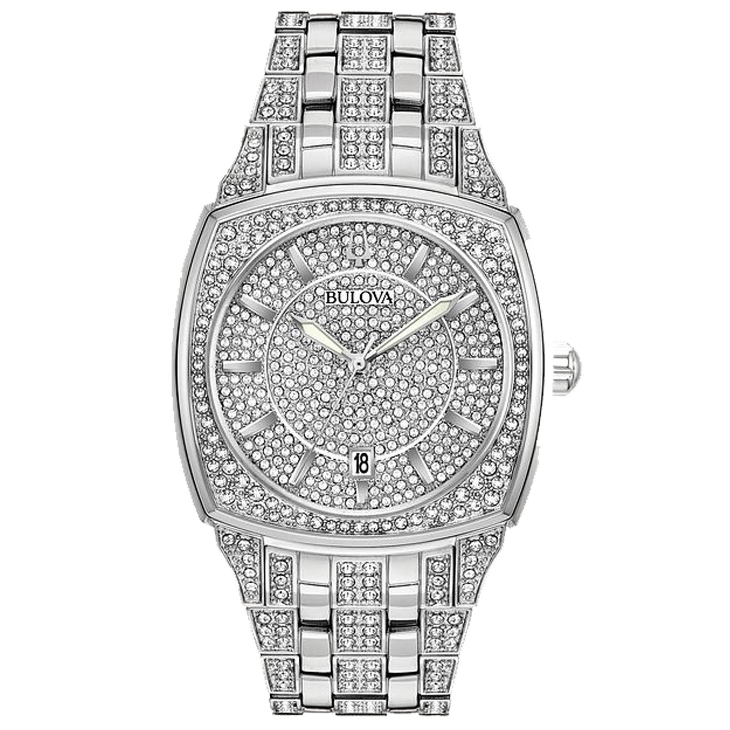 Bulova Herren Phantom Silber Dial Uhr