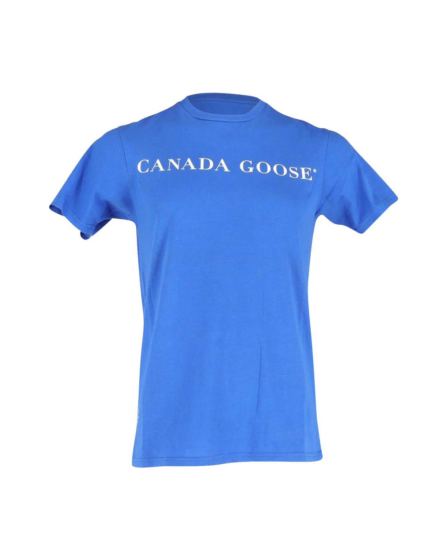 Canada Goose Polar Bear T-Shirt aus blauer Baumwolle