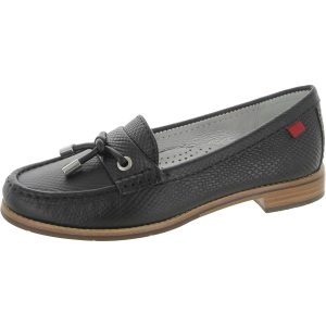 Jackson St. Leder-Slipper mit Schlangenmuster