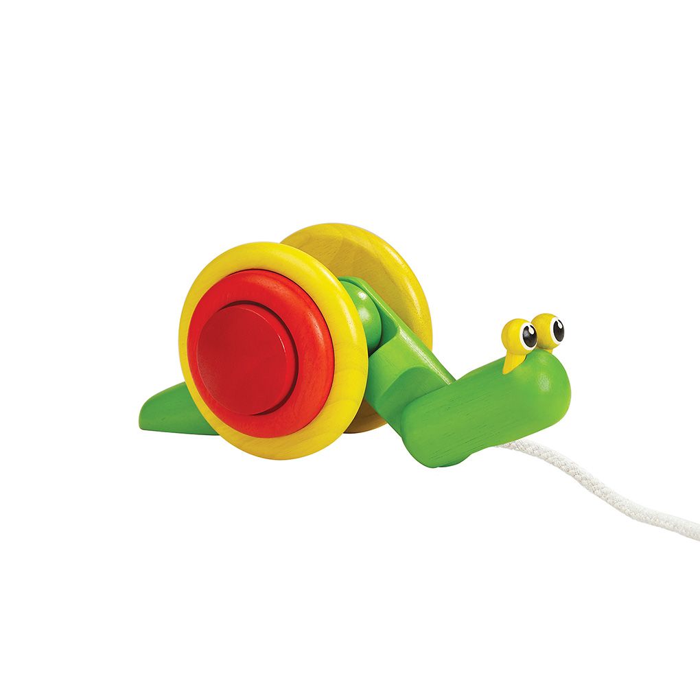 Entlang Schnecke ziehen
