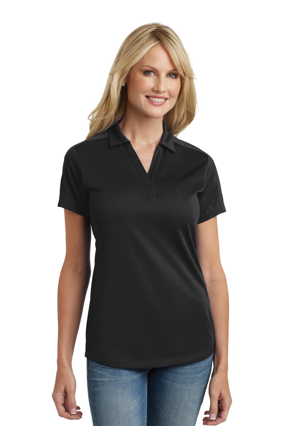 Port Authority Damen Diamant Jacquard Polo L569