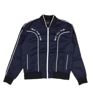Amiri Western Track Jacke – Marineblau