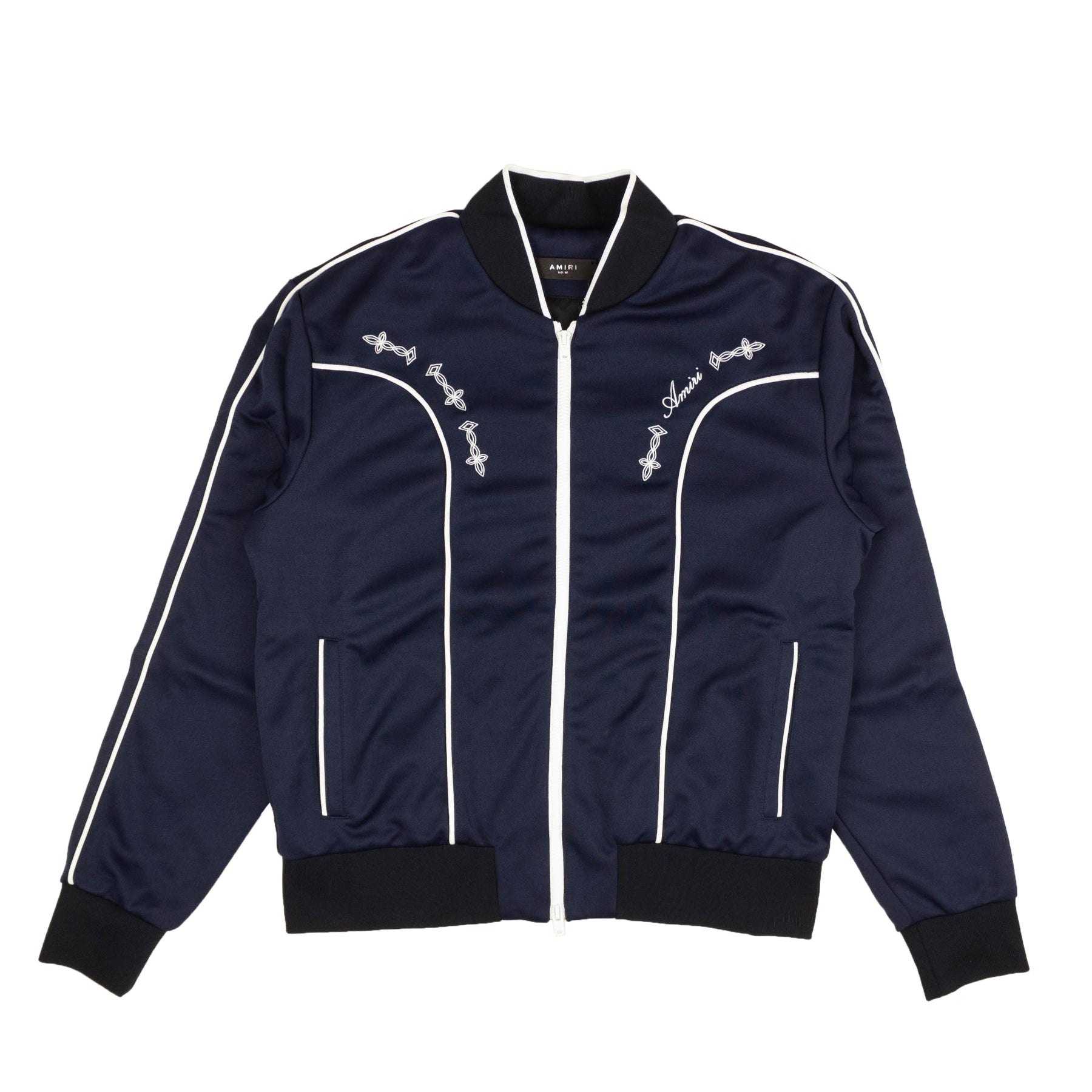 Amiri Western Track Jacke – Marineblau