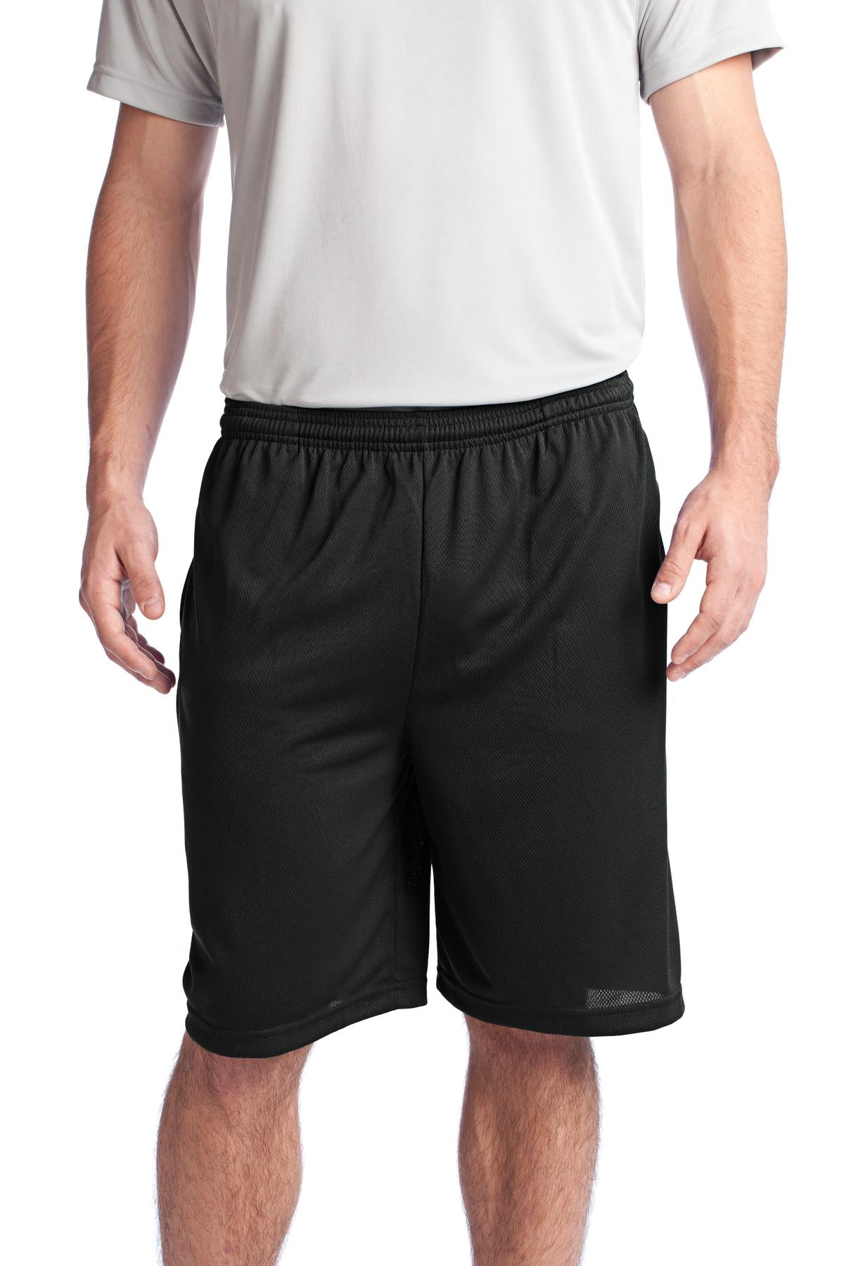 Sport-Tek Herren PosiCharge Tough Mesh Taschenshorts