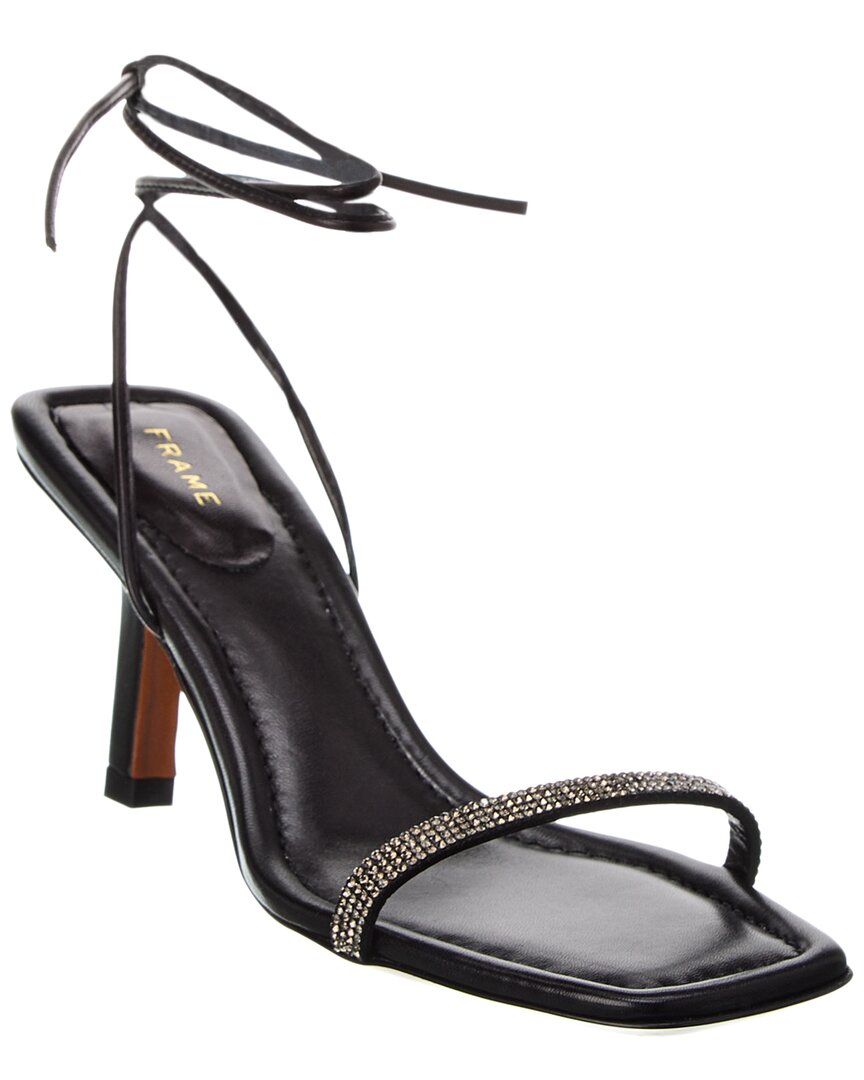 FRAME Denim Le Ozzie Sandalen aus Leder mit Schnürung