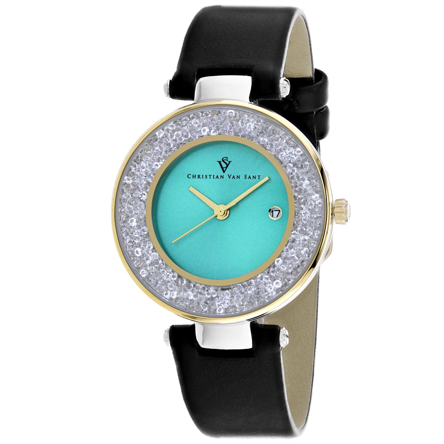 Christian Van Sant Damen Dazzle Blau Dial Uhr