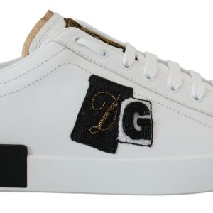 Dolce & Gabbana Leder Sport DG Pailletten Herren-Sneaker