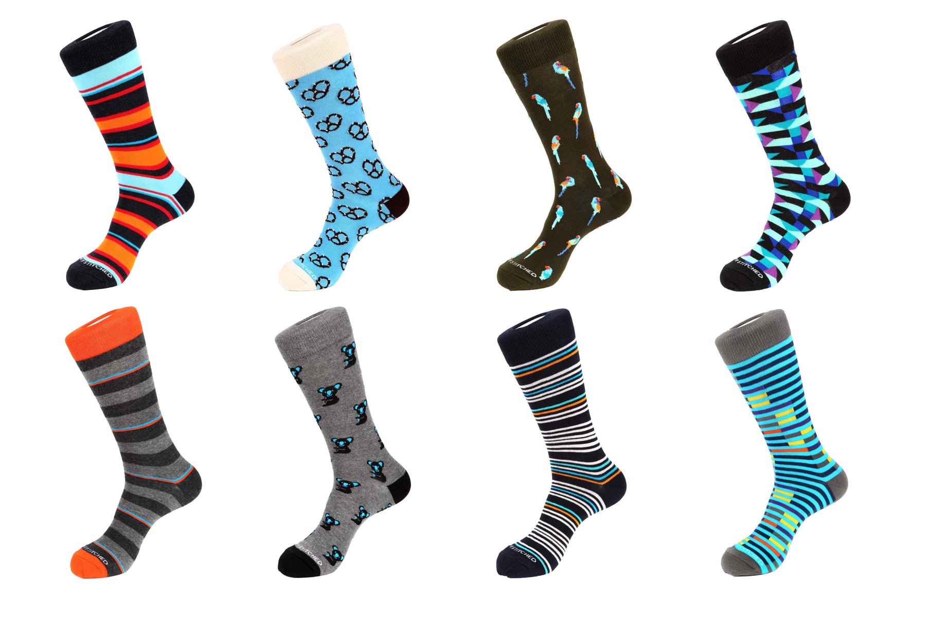 8 Paar Combo Packung Socken