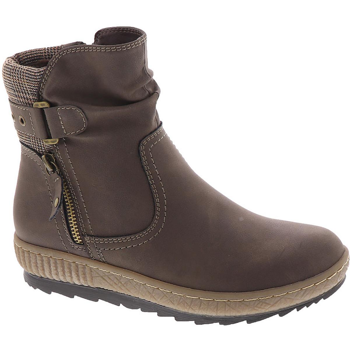 Carol Imitat Cozy Booties aus Leder