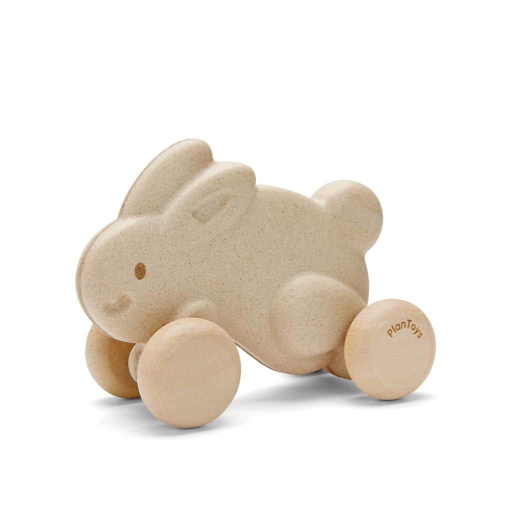 Push Along Bunny – Weiß