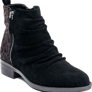 Nori Damen-Stiefeletten aus Wildlederimitat mit Reißverschluss
