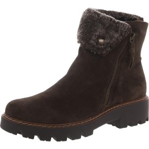 WYOMING Damen Leder geschliffene Sohle Winter & Schneestiefel