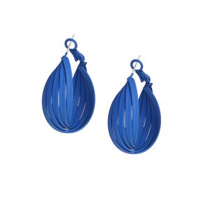SOHI Damen blaue Creolen