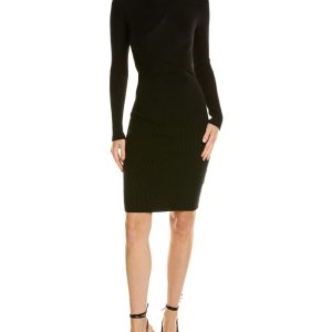 Serenette geripptes Midikleid