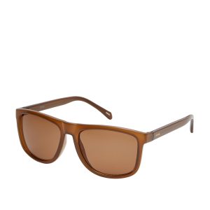 Fossil Quadratische Herren-Sonnenbrille