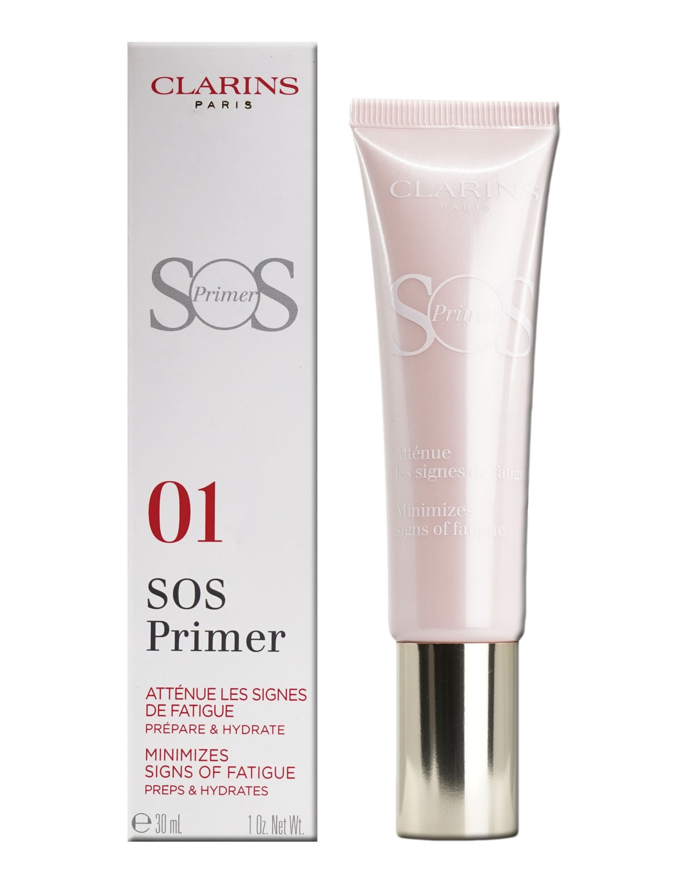 Clarins SOS Primer 01 Rose Alle Hauttypen 1 OZ