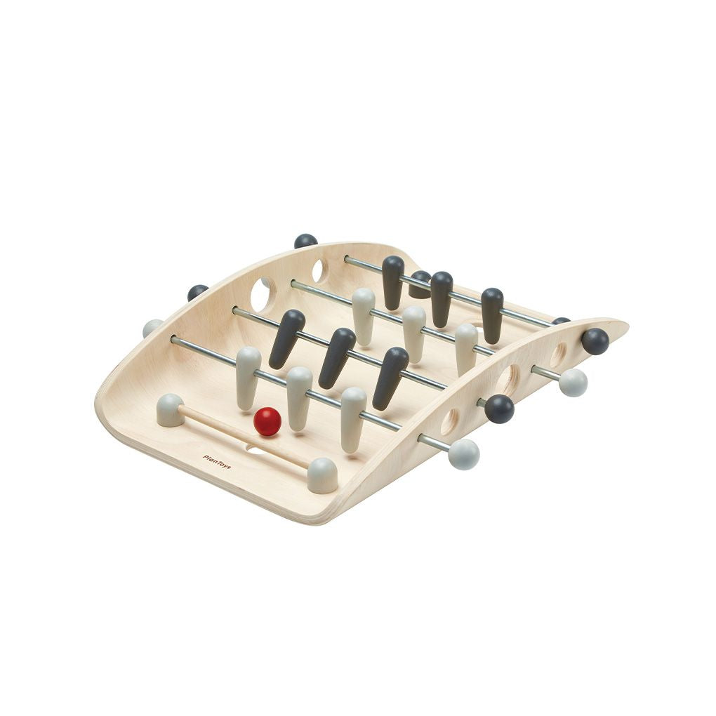PlanToys Nachhaltige Holzfußball Tabelle Spiel