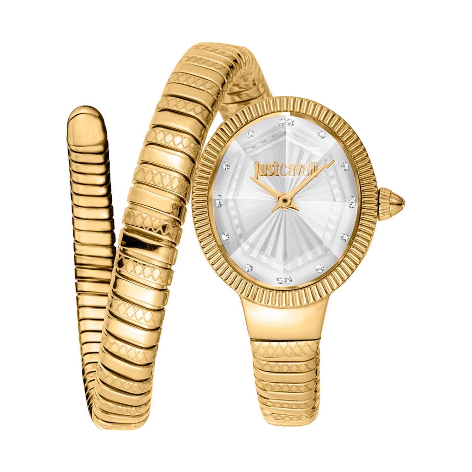 Just Cavalli Damen Ardea Silber Dial Uhr