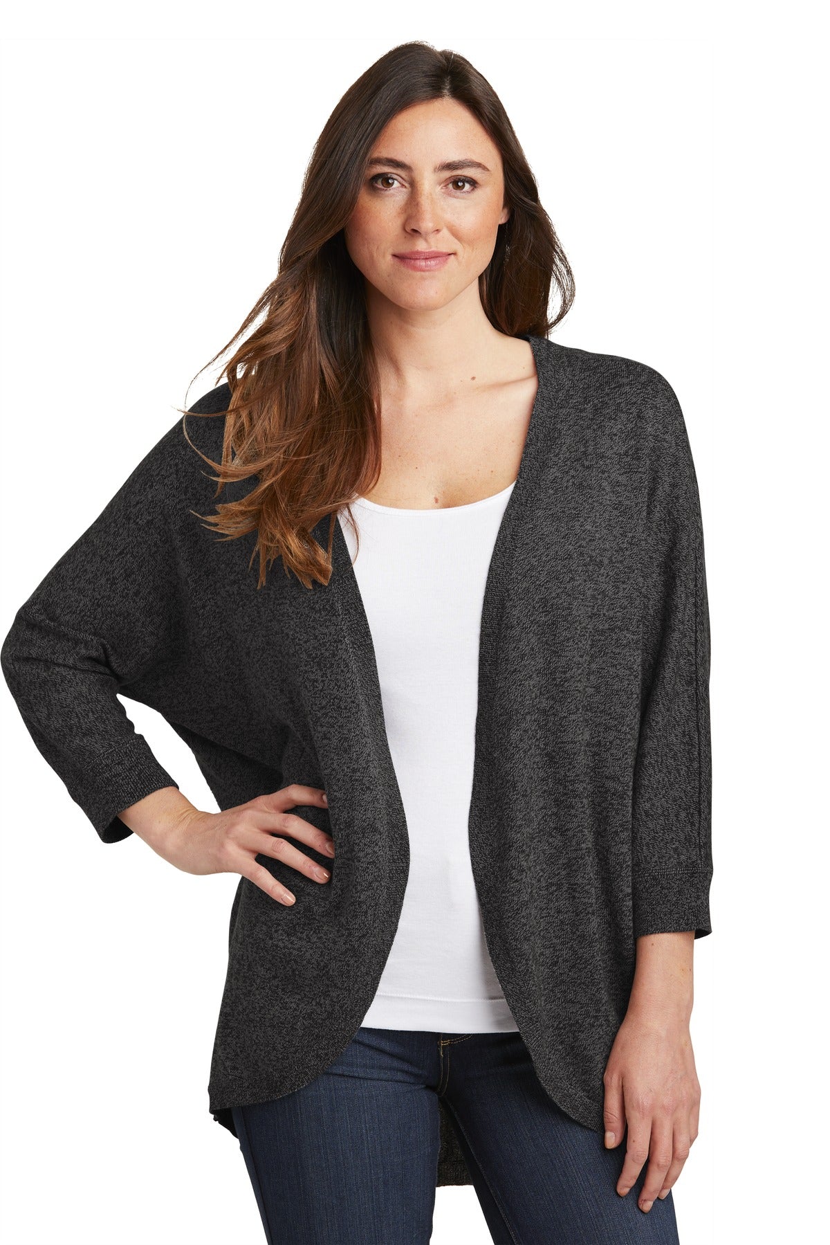 Port Authority Damen Marled Cocoon Pullover LSW416