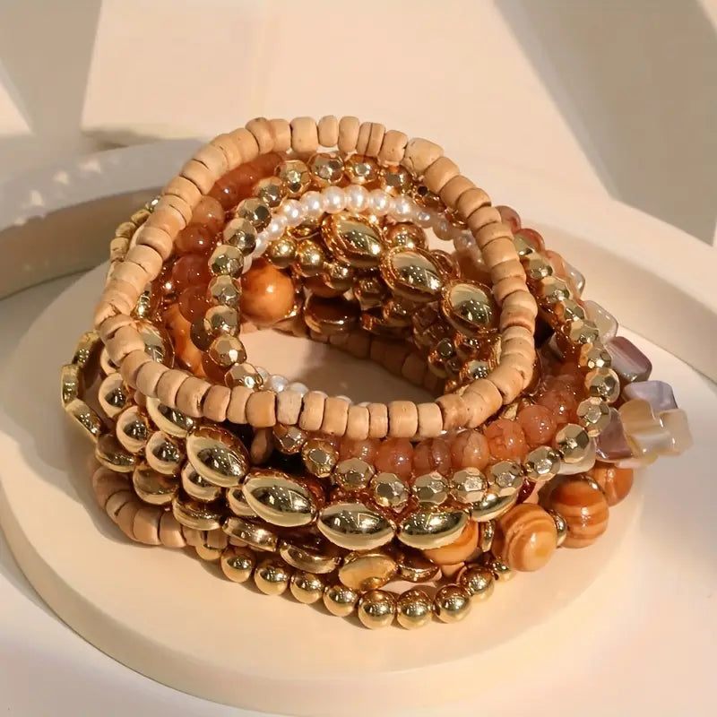 Gold sortierte Armbänder