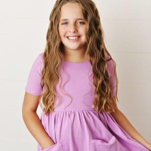 Violett Twirl Kleid