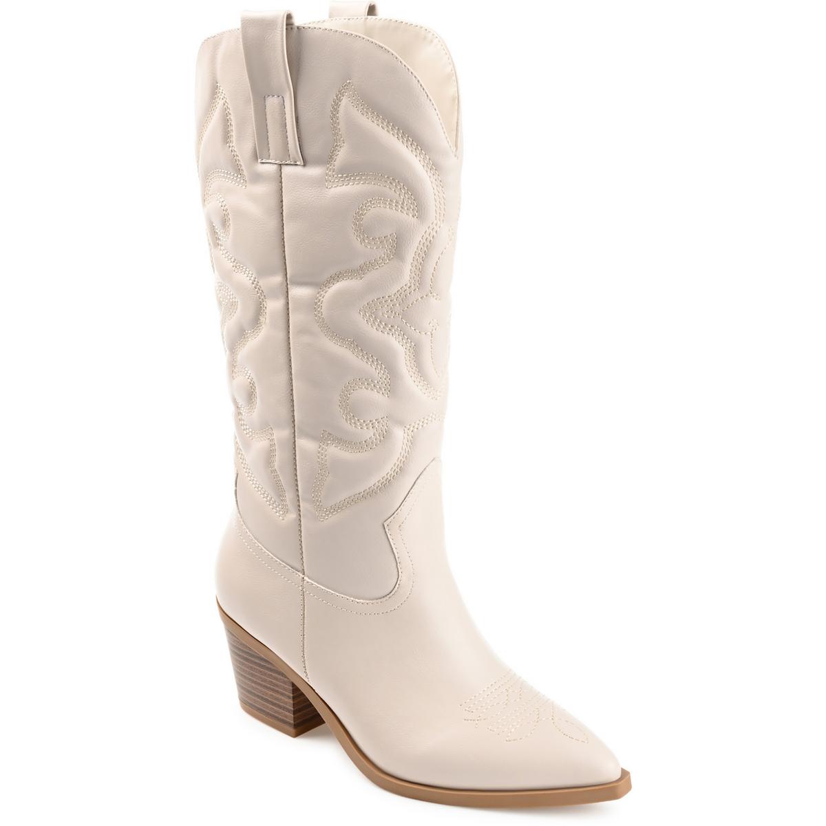Chantry Kunstleder Spitz Zehen Cowboy, Western Stiefel