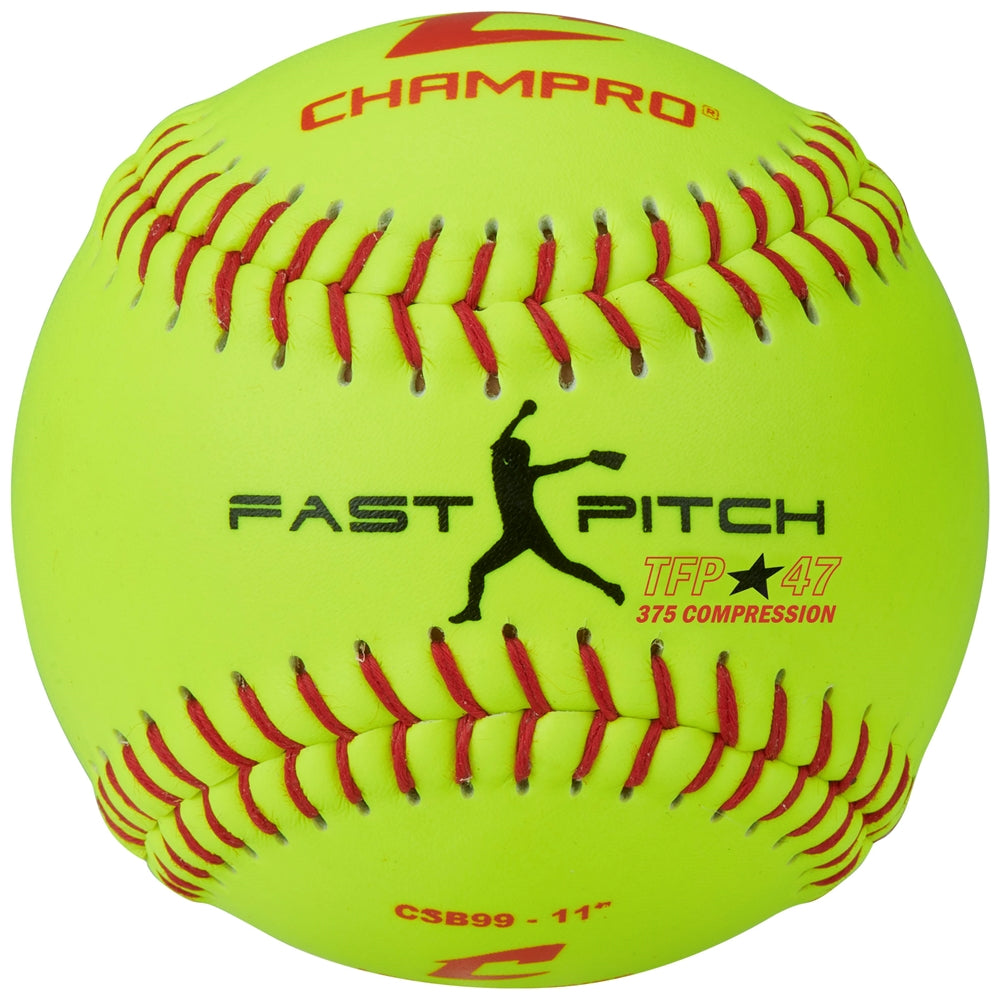 Champro 11” Fastpitch Leder Softball – Dutzend